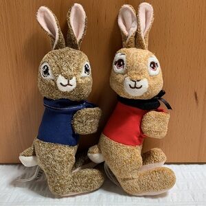 8” Peter Rabbit Plush Bunnies w/Wraparound Arms - The Peter Rabbit 2 Movie